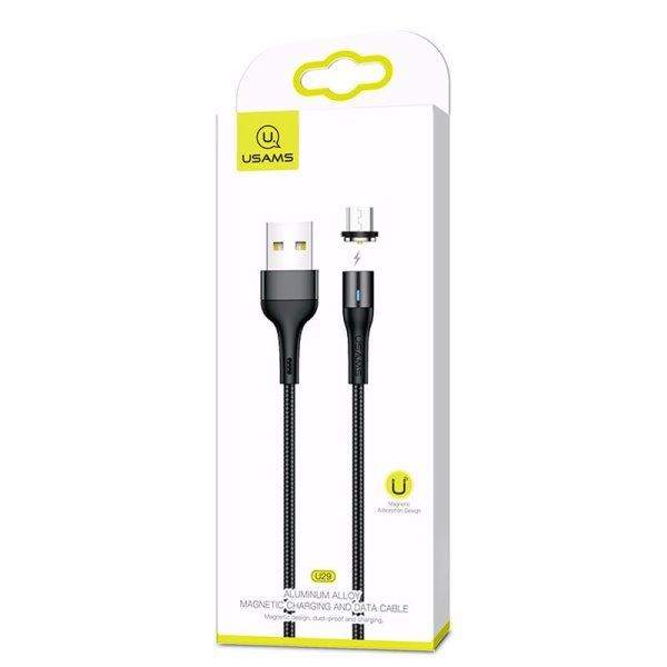 Дата кабель USAMS US-SJ338 U29 Magnetic USB to MicroUSB (2m)