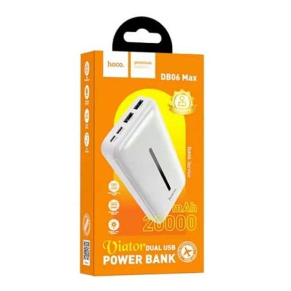 Портативное зарядное устройство Power Bank Hoco DB06 Max Viator 20000 mAh