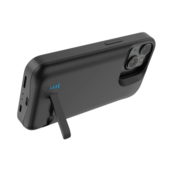 Чехол-зарядка для iPhone 15 Plus 6000 mAh black