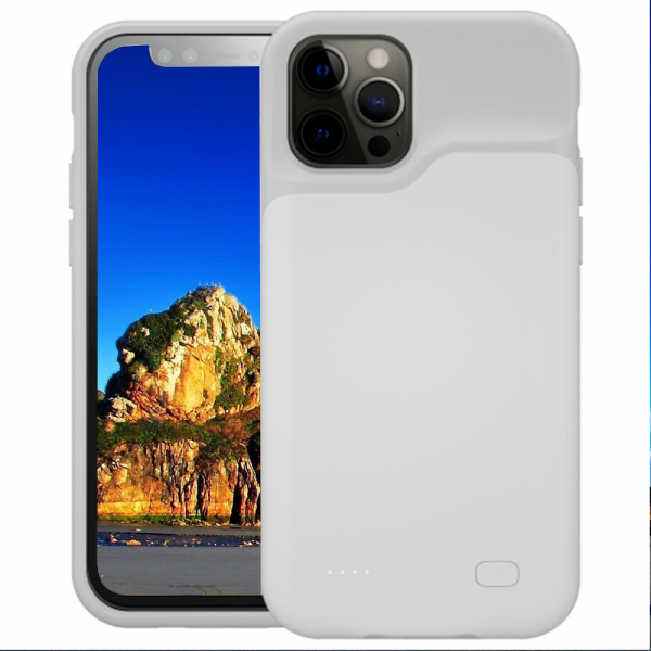  Чехол-аккумулятор для Apple iPhone 12/12 Pro 6000 mAh White