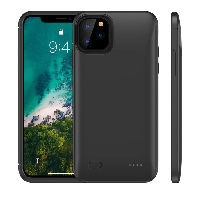 Чехол-аккумулятор PowerCase для iPhone 12 Pro Max 6200 mAh Black