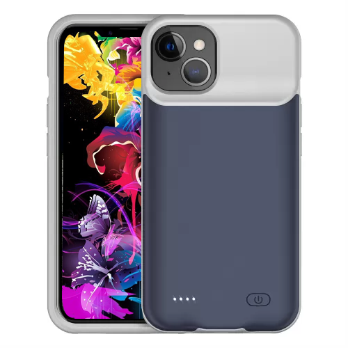  Чехол-аккумулятор для Apple iPhone 13 Pro Max 6500 mAh Blue
