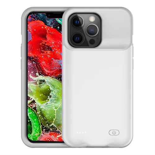 Чехол-аккумулятор для Apple iPhone 13 6000 mAh White