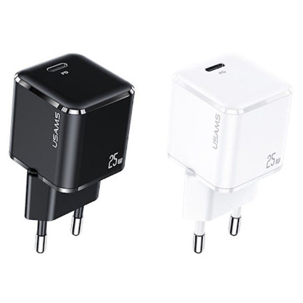 Зарядное устройство сетевое Usams US-CC140 T42 25W Super Si (1Type-C/25W)