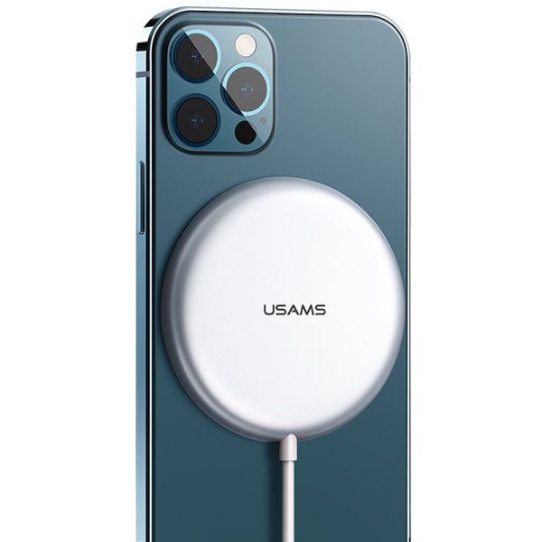 Беспроводное зарядное устройство Usams US-CD160 W2,15W, Type-C (магнитный)
