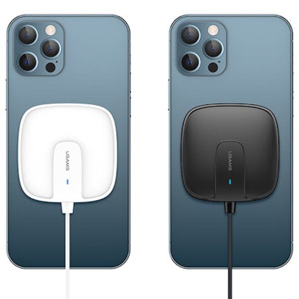 Беспроводное зарядное устройство Usams US-CD159 W1, 15W, Type-C (магнитный)