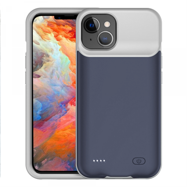 Чехол-аккумулятор для Apple iPhone 13 Mini 6000 mAh Blue