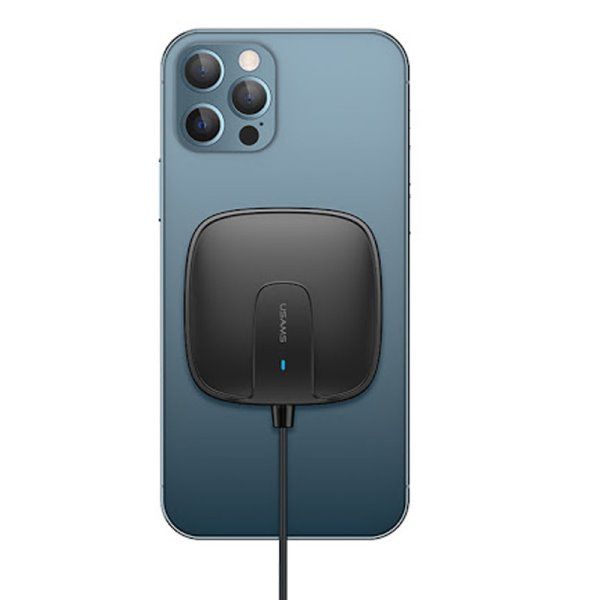 Беспроводное зарядное устройство Usams US-CD159 W1, 15W, Type-C (магнитный)