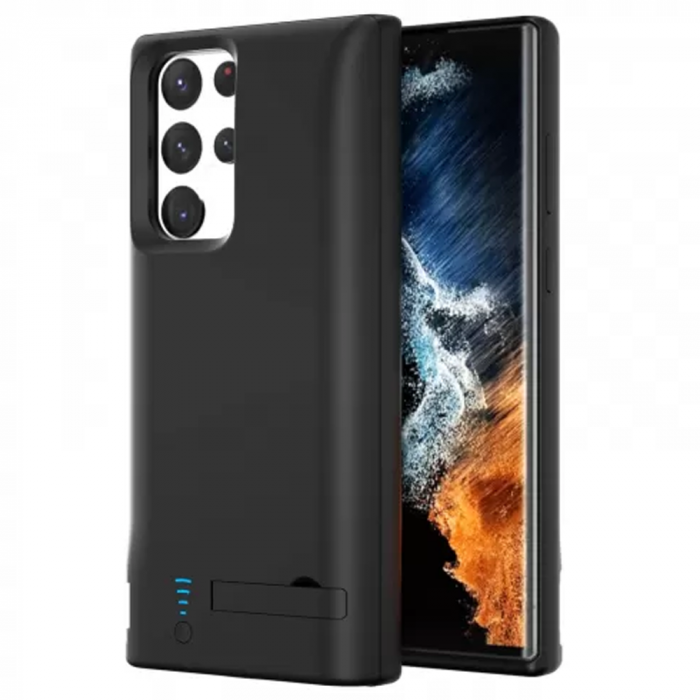  Чехол-аккумулятор для Samsung Galaxy S22 Ultra 5000 mAh Black