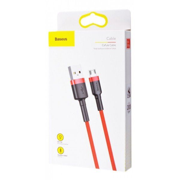 Дата кабель Baseus Cafule MicroUSB Cable 1.5A (2m)