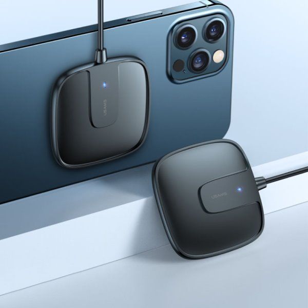 Беспроводное зарядное устройство Usams US-CD153 Ultra-thin Magnetic With Cable