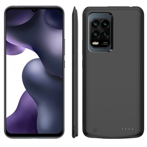 Чехол-аккумулятор для Xiaomi Mi Note 10 Lite 6000 mAh Black
