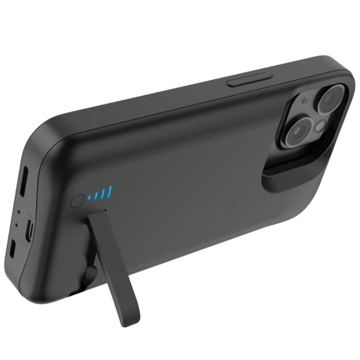 Чехол-зарядка для iPhone 15 5000 mAh black