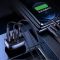 Автомобильное зарядное устройство Usams US-CC143 C25 50W 2A+C 3 Ports Digital Display Wireless FM Car Charger