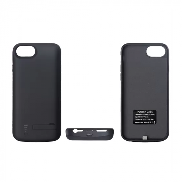  Чехол зарядка для iPhone 6+/6S+/7+/8+ Prostrum black - 10000 mah