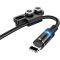 Дата кабель Hoco DU42 Magnetic 3in1 Lightning-microUSB-Type-C (1m)