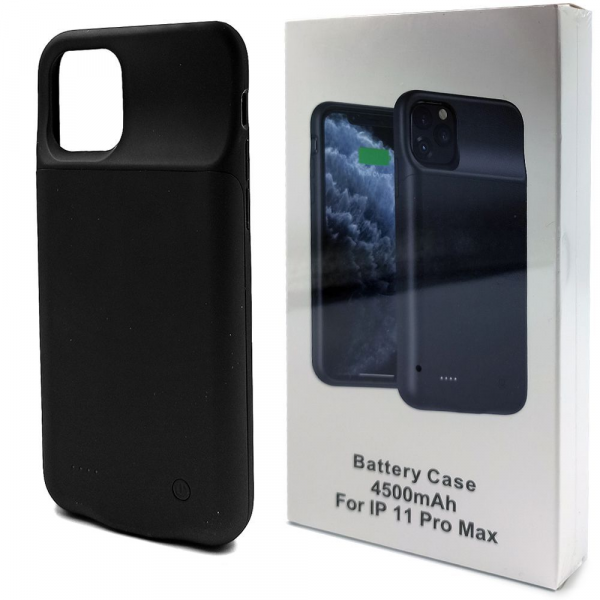 Чехол-аккумулятор для iPhone 11 Pro Max (4500 mAh) Black