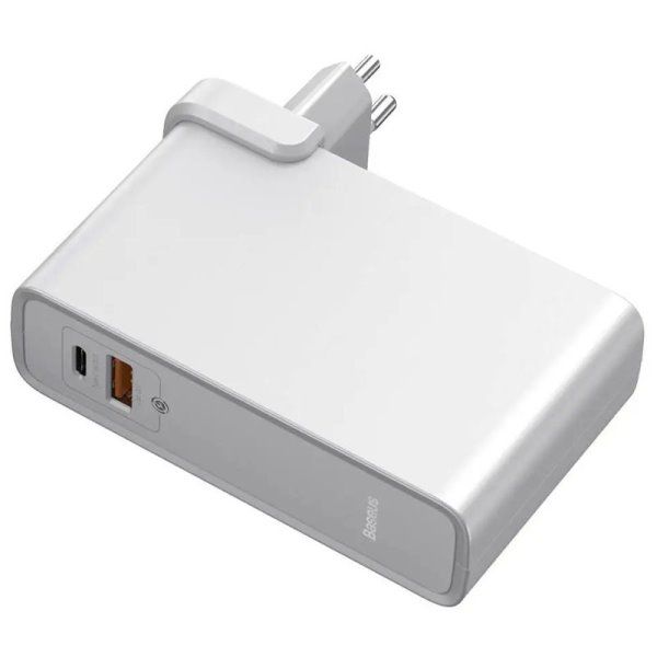 Зарядное устройство сетевое Power Bank 2in1 Baseus GaN QC (Type-C+USB/ 45W) 10 000 mAh (PPNLD)