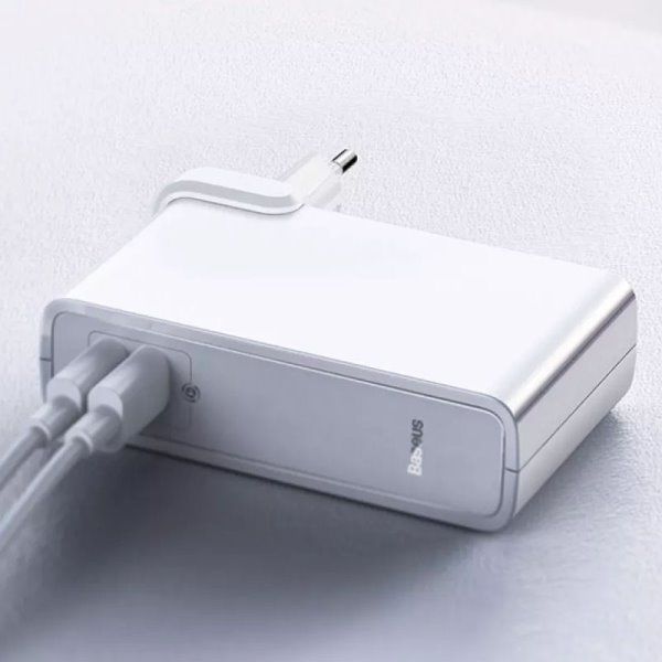 Зарядное устройство сетевое Power Bank 2in1 Baseus GaN QC (Type-C+USB/ 45W) 10 000 mAh (PPNLD)