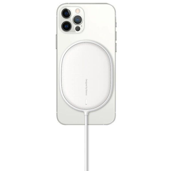 Беспроводное зарядное устройство Baseus Light Magnetic Wireless Charger for IP12 (WXQJ)