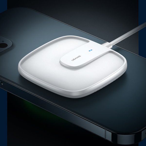 Беспроводное зарядное устройство Usams US-CD153 Ultra-thin Magnetic With Cable
