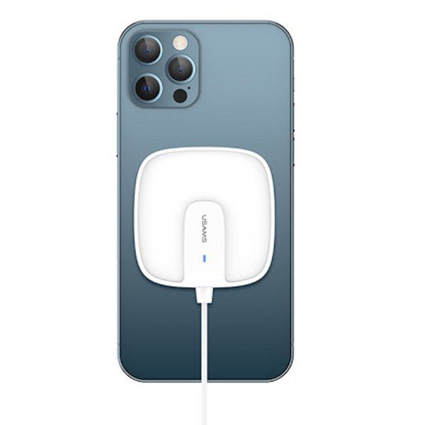 Беспроводное зарядное устройство Usams US-CD159 W1, 15W, Type-C (магнитный)