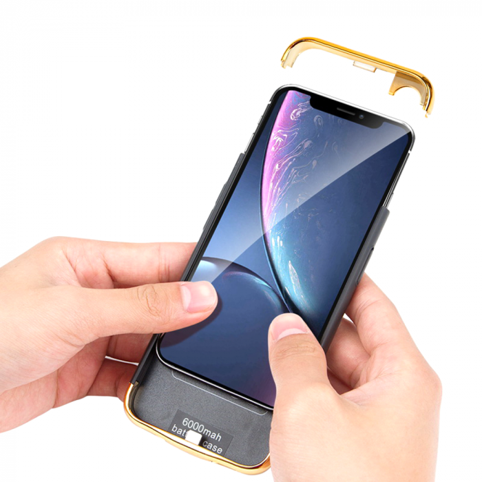 Чехол-аккумулятор для iPhone 11 Pro 5500 mAh Black/Gold