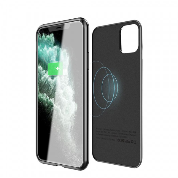 Чехол-аккумулятор Wireless для iPhone 11 Pro Max 5500 mAh Black