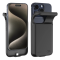 Чехол-зарядка для iPhone 15 Pro Max 6000 mAh black