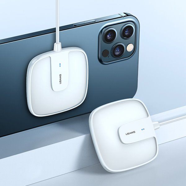Беспроводное зарядное устройство Usams US-CD159 W1, 15W, Type-C (магнитный)