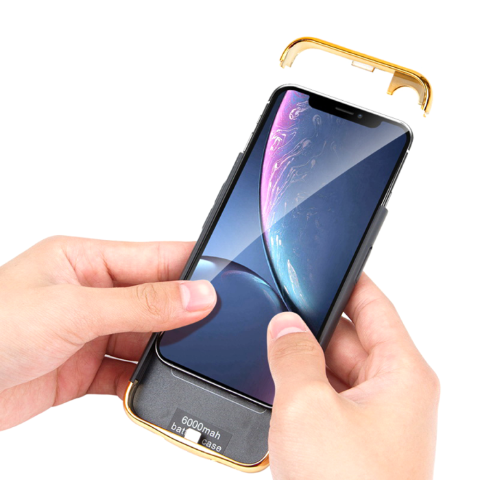 Чехол-аккумулятор для iPhone 11 6000 mAh Black/Gold