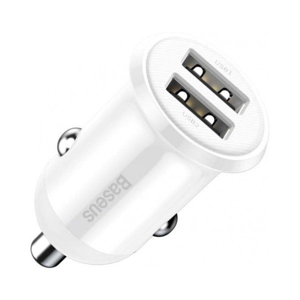 Автомобильное зарядное устройство Baseus Grain Pro (2USB 4.8A) (CCALLP)