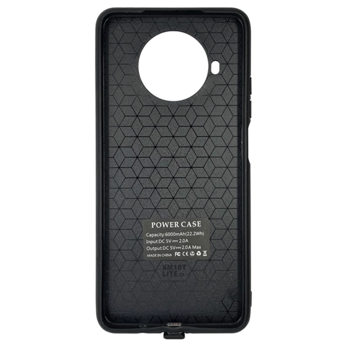 Чехол-аккумулятор для Xiaomi Redmi 10 6000 mAh Black
