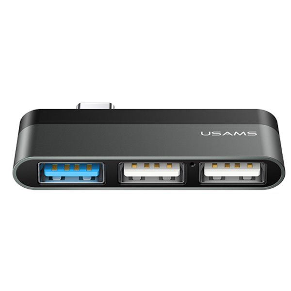 Переходник HUB Usams US-SJ461 Type-C to 3 USB port