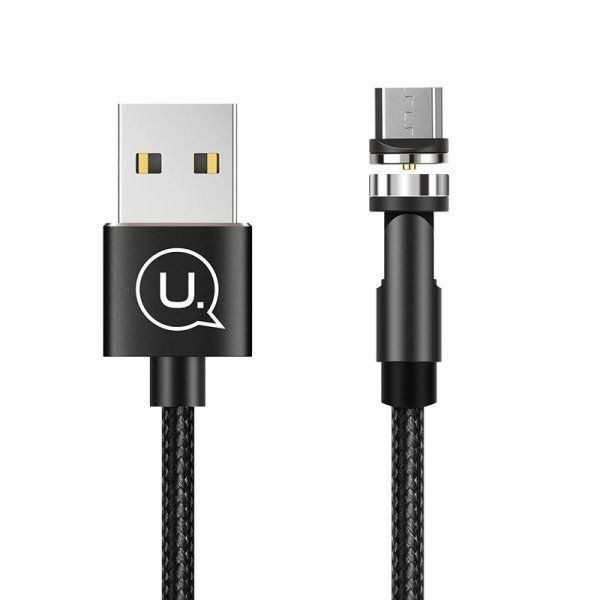 Дата кабель USAMS US-SJ474 U59 MicroUSB Rotatable Magnetic (1m)