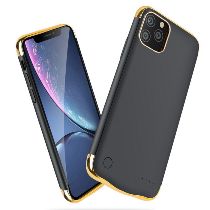Чехол-аккумулятор для iPhone 12 Mini 3500 mAh Black/Gold