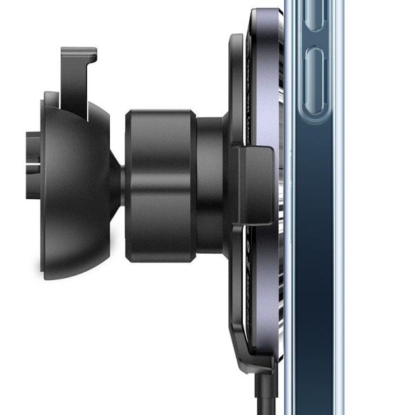 Автодержатель с беспроводным зарядным устройством USAMS US-CD164 Ultra-Slim 15W