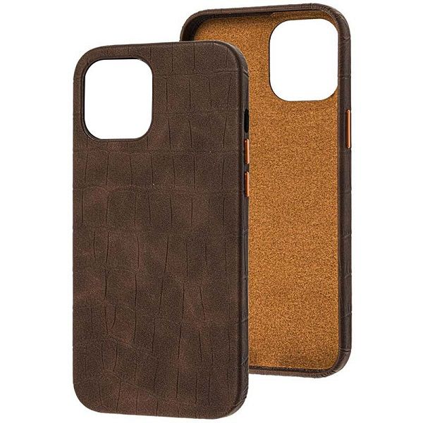 Чехол кожаный Croco Leather Apple iPhone 13