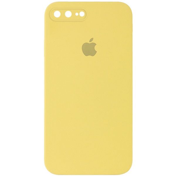 Чехол Silicone Case Square Full Camera Protective Apple iPhone 7 plus /8 plus