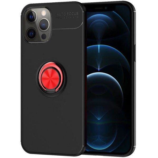 Чехол TPU Deen ColorRing под магнитный держатель (opp) Apple iPhone 12/12 Pro