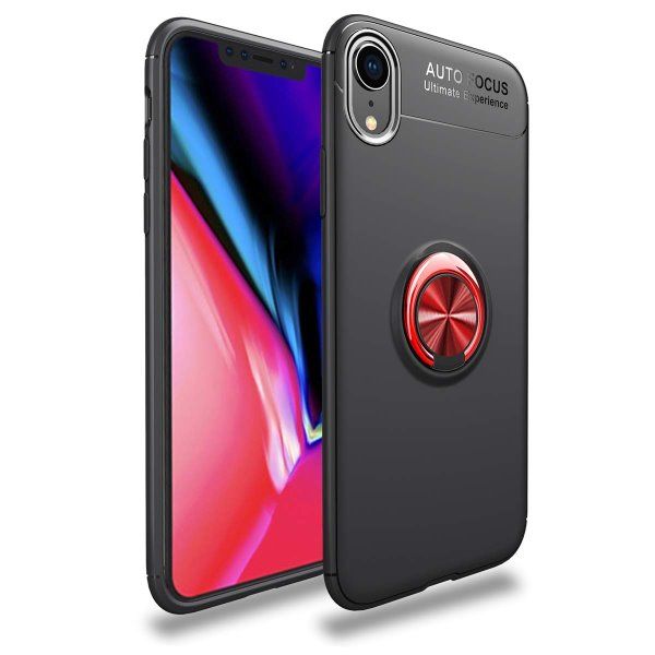 Чехол TPU Deen ColorRing под магнитный держатель (opp) Apple iPhone XR