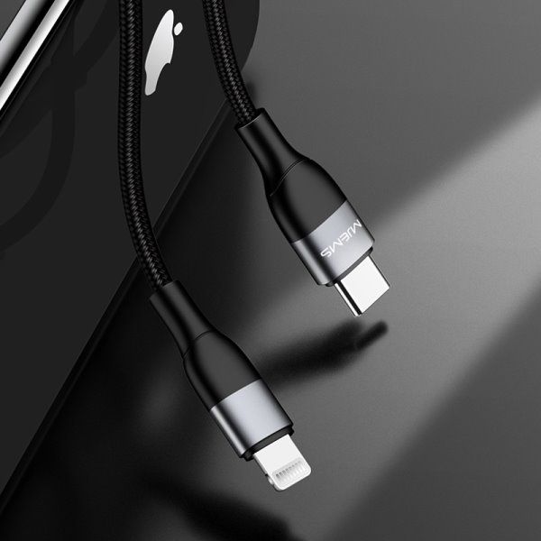 Дата кабель MJEMS US-SJ330 M2 Type-C to Lightning Fast Charging Cable 1.2m