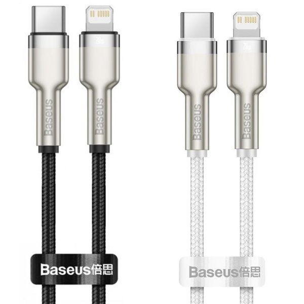 Дата кабель Baseus Cafule Series Metal Type-C to Lightning PD 20W (1m)