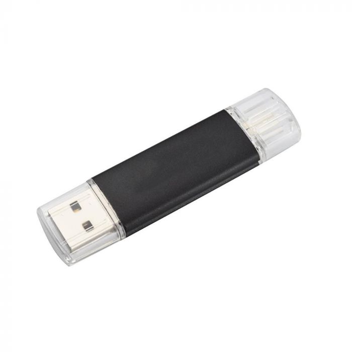 Портативный флеш-накопитель XON FlashDrive DuoConnect 128GB (USB 3.0 + MicroUSB) Black