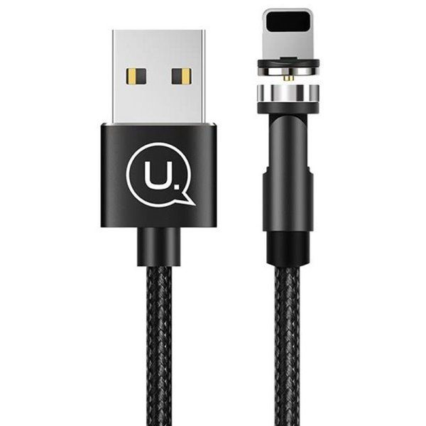 Дата кабель USAMS US-SJ472 U59 Lightning Rotatable Magnetic (1m)