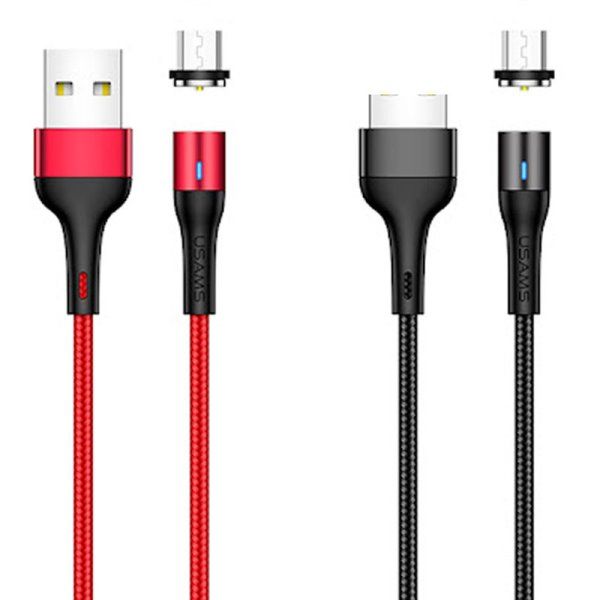 Дата кабель USAMS US-SJ338 U29 Magnetic USB to MicroUSB (2m)