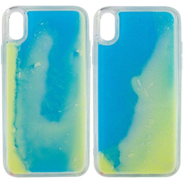 Чехол неоновый Neon Sand glow in the dark Apple iPhone X/XS