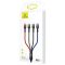 Дата кабель Usams US-SJ411 U26 4in1 USB to Combo 2A (0.35m)