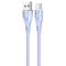 Дата кабель Usams US-SJ494 U65 Liquid Silicone USB to Type-C 3A 1m