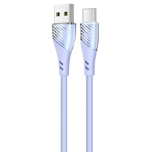 Дата кабель Usams US-SJ494 U65 Liquid Silicone USB to Type-C 3A 1m